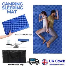 2 Person Foldable Camping Mat Travelling Thermal Lightweight Foam Insulated UK