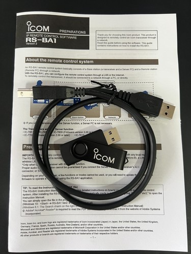 Icom ba1 version ip - icom,