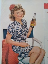 RC Cola Print Ad Original Vtg
