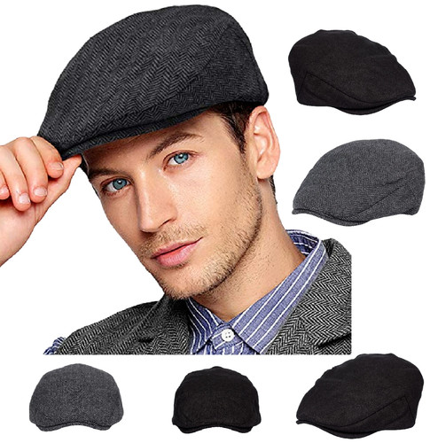 Mens flat cap - gatsby, tweed