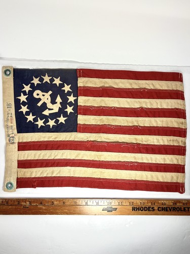 Antique yacht ensign flag - antique, u.s.