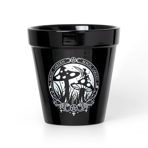 Gothic plant pot magic - gothic,