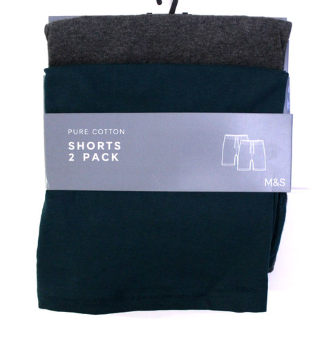 Mens pure cotton 2 pack - s,