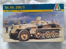 Italeri 1/72 German Sd.Kfz 250/3 half-track command vehicle, Rommel, decals x 4