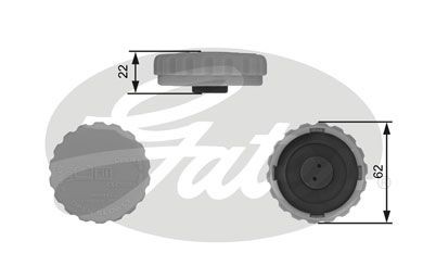 Gates radiator cap for - radiator,