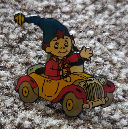 Cartoon character enamel pin - cartoon,