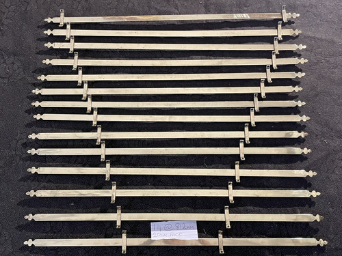 Antique brass stair - 14,
