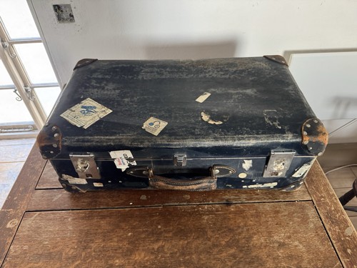 Vintage blue globetrotter - blue,