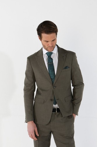 Men tailored fit plaid - fit,