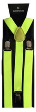 Mens Ladies Unisex Adjustable Braces Suspenders Fancy Dress Clip On
