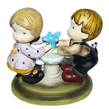Vintage ceramic figurine boy - figurine, &