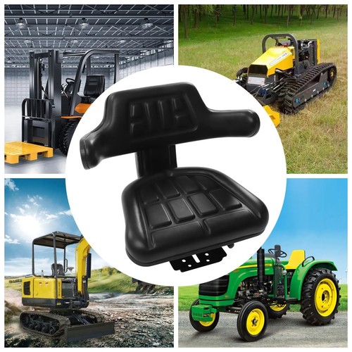 Tractor suspension seat - tractor, black