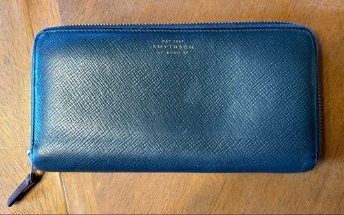Smythson panama zip wallet - smythson,