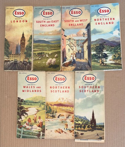 Esso vintage road - vintage, maps