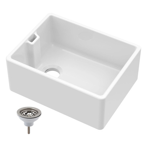 Traditional bowl fireclay - traditional, 1