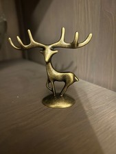 Brass Reindeer Stag ;  Modern