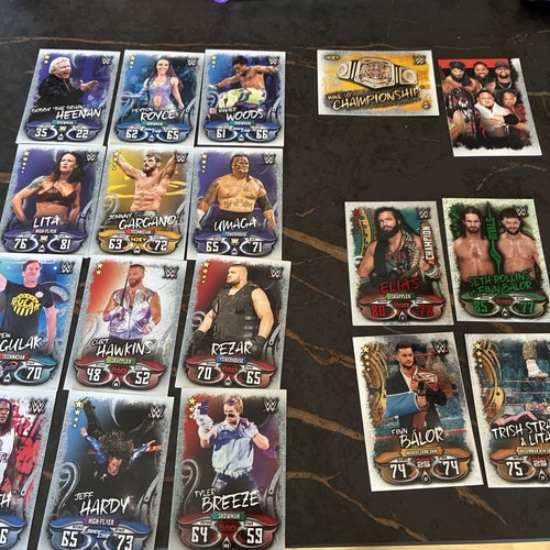Topps slam attax wwe card - topps,