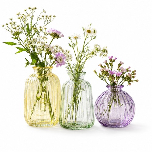Ribbed coloured glass - glass, bud
