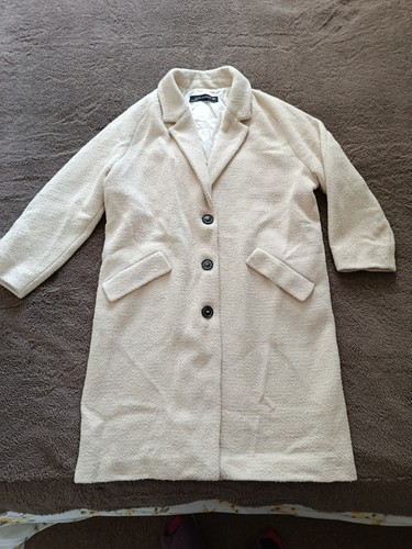 Women zara cream bouclé - cream,