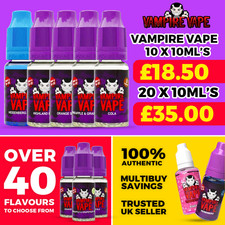 VAMPIRE VAPE E Liquid 10x10ml Bottles  Heisenberg Available - Official Stockist