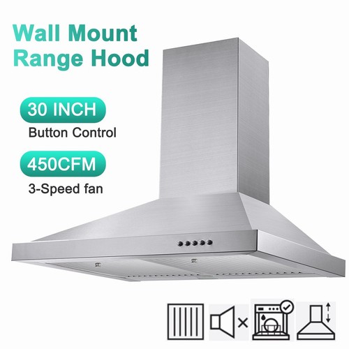 Wall mounted range hood - wall,
