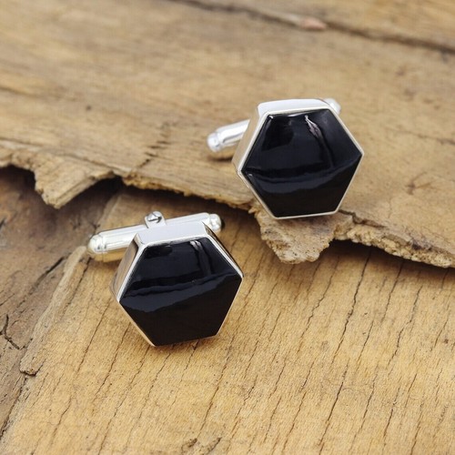 Natural black onyx gemstone - natural,
