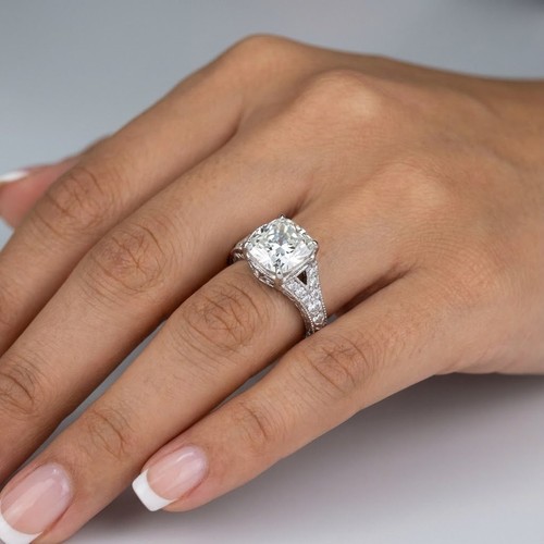 Engagement ring 14k white - ring,