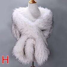 Womens Fluffy Faux Fur Wedding