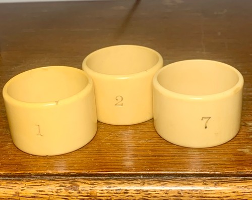 Vintage numbered celluloid - vintage,