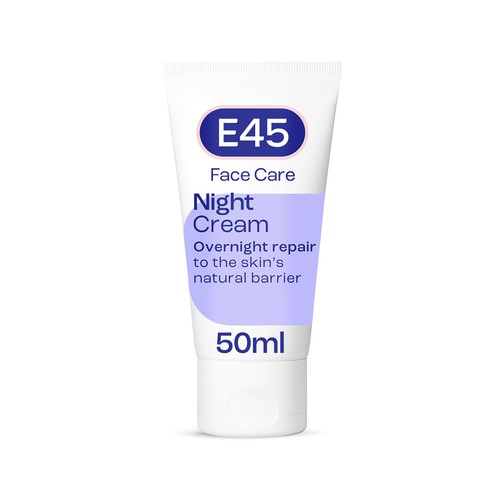 E45 face night cream - face,