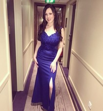 Lipsy Size 12 Blue Dress