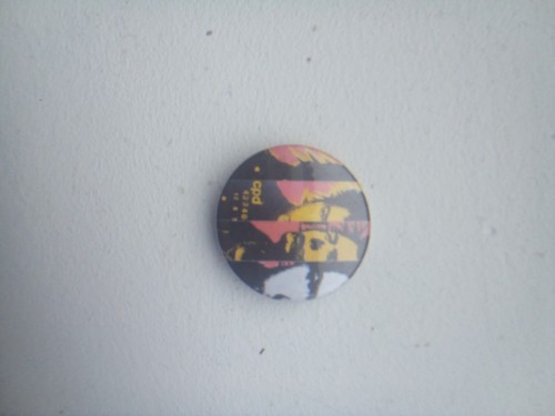 Original punk pin badge - badge, sex