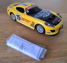 Hornby Scalextric Pilot 7 Racing Sport Car No 15 Yellow Vgc & New Brushes