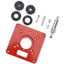 Router Table Insert Plate Aluminum Alloy for Makita Trimming Machine Flip Board