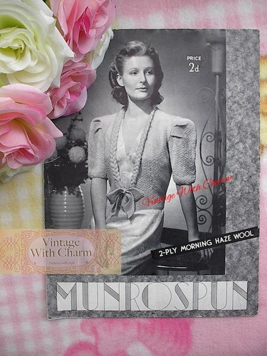 Vintage 1930s knitting pattern - 1930s,