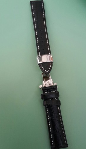 Black white stitched padded - white,