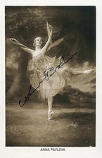 Anna Pavlova 3 -- Signed