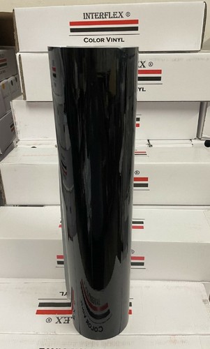 Black glossy vinyl x - glossy, 24