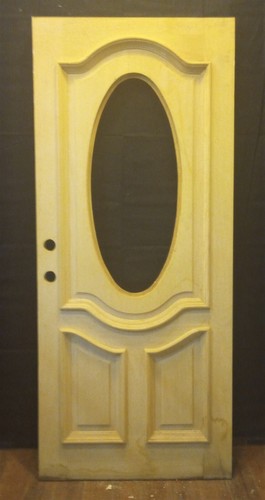 Exterior wooden door - exterior, oval