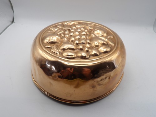 Vintage copper jelly mould - vintage,