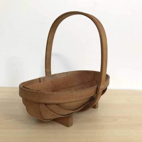 Small wooden trug basket - small,