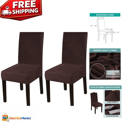 Modern velvet chair covers set - modern,