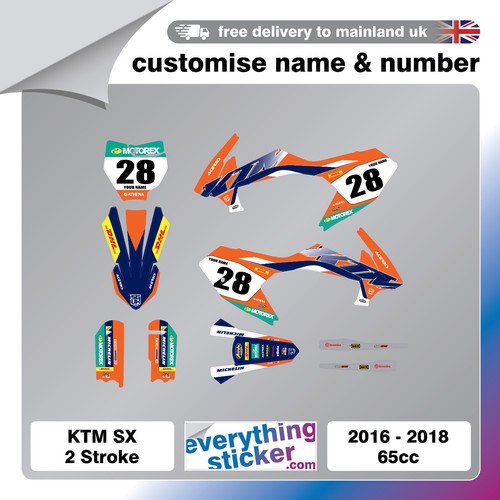 Custom ktm graphics kit - graphics,