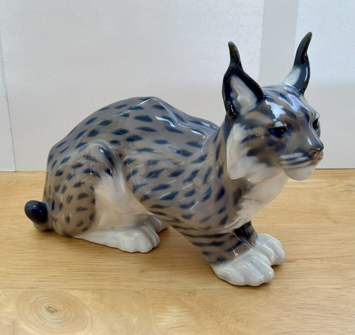 Rare royal copenhagen lynx - rare,