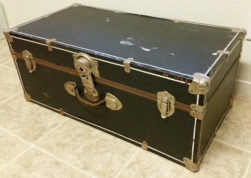 Vintage black coffee table - black,