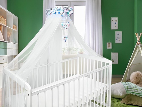 Baby cot bed canopy - baby,