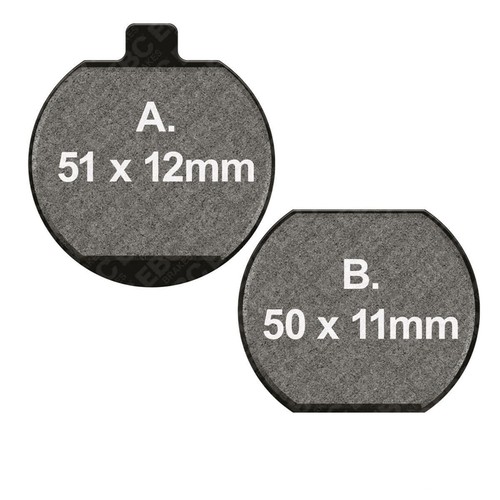 Pair ebc brake - of,