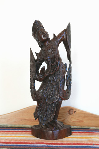 Hand carved wooden - hand,