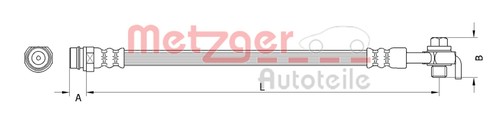 Fits metzger 4110800 - metzger,