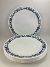 Corelle "Old Town Blue" Blue Onion Dinner Plates 10 1/4" [Set of 8]